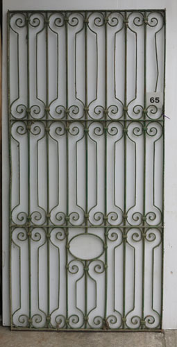 Wrought iron panel